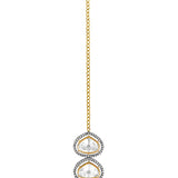 Micron gold brass polish,Kundan polki,pearls