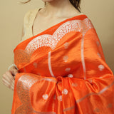 Pure Mango silk handloom zari woven Saree