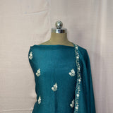 hand embroidered Crush Tissue Crepe Suit