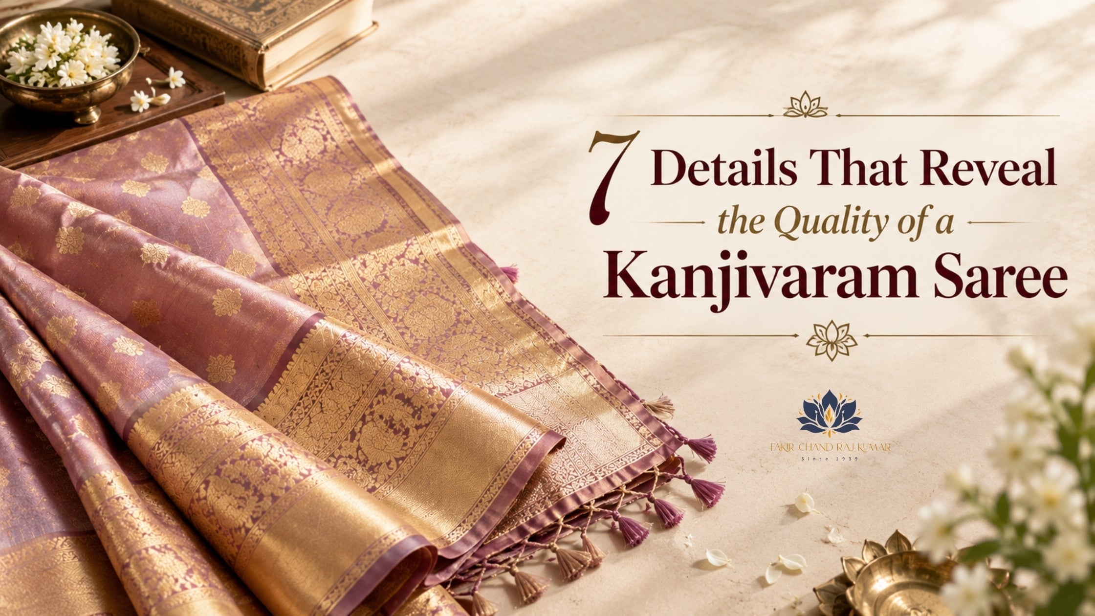 7 Details That Reveal the Quality of a Kanjivaram Saree