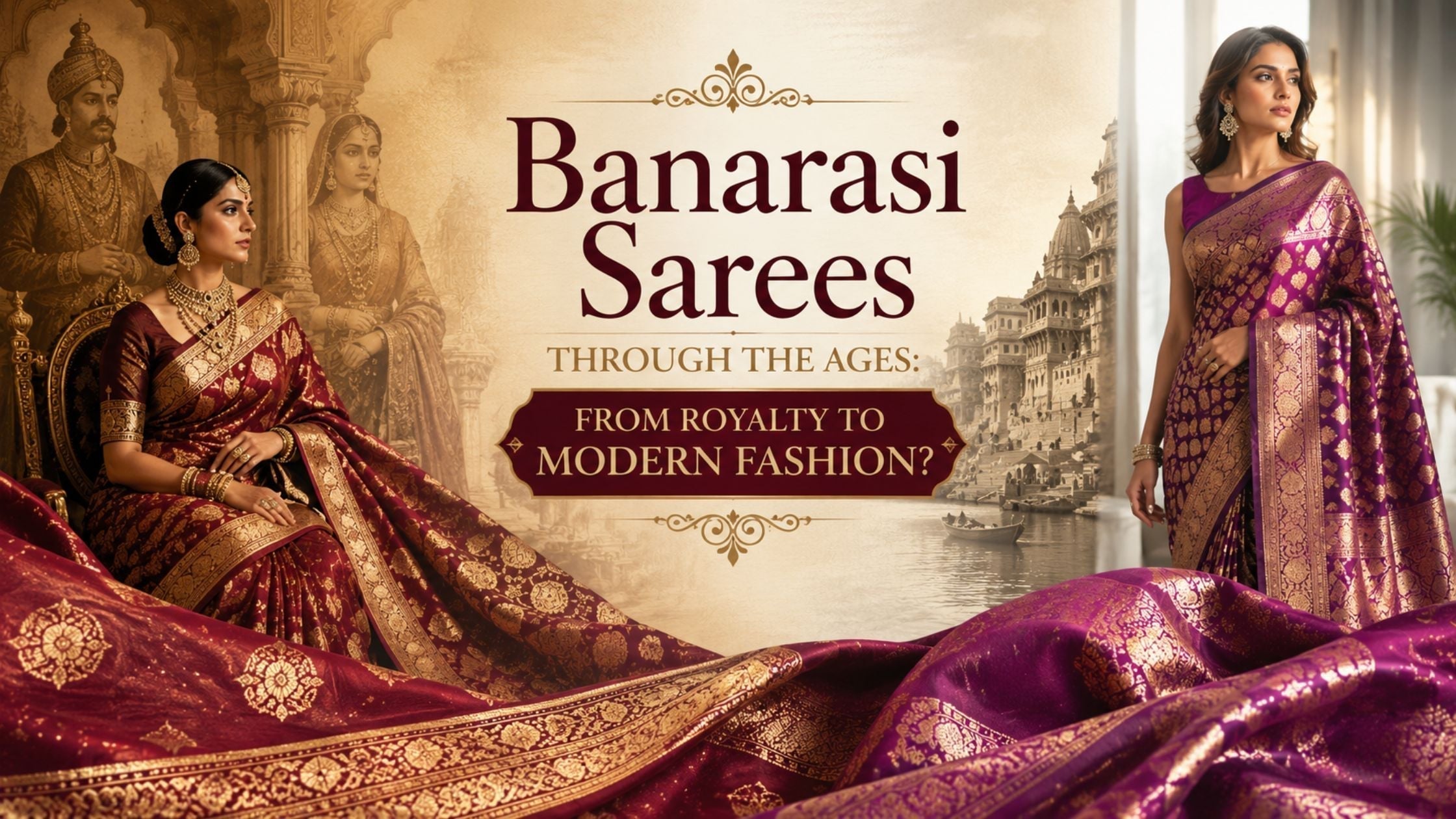 Banarasi Sarees Through the Ages: From Royalty to Modern Fashion