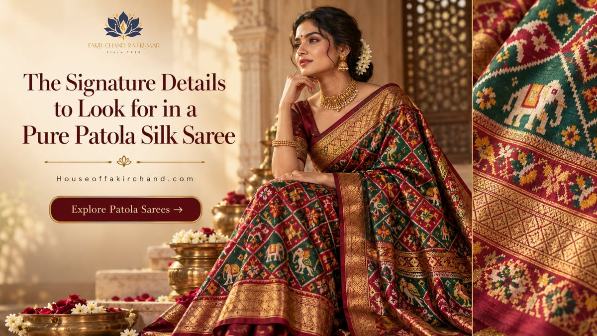 The Signature Details to Look for in a Pure Patola Silk Saree