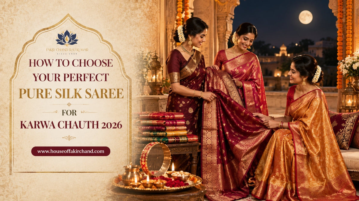 How to Choose Your Perfect Pure Silk Saree for Karwa Chauth 2026