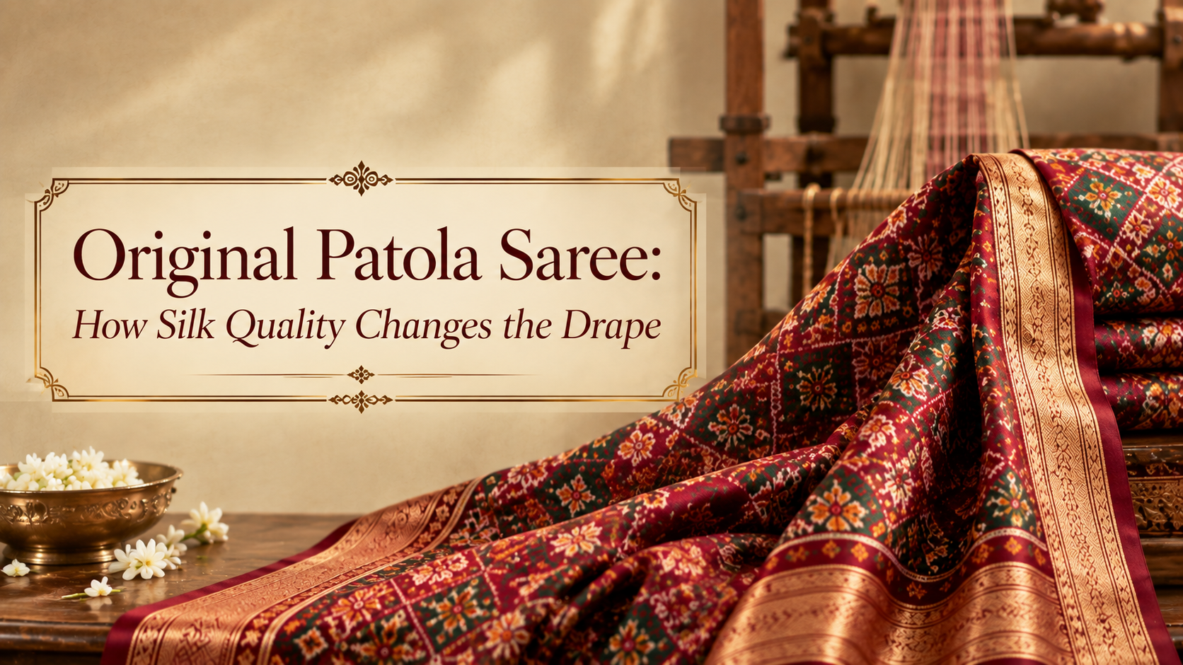 Original Patola Saree: How Silk Quality Changes the Drape