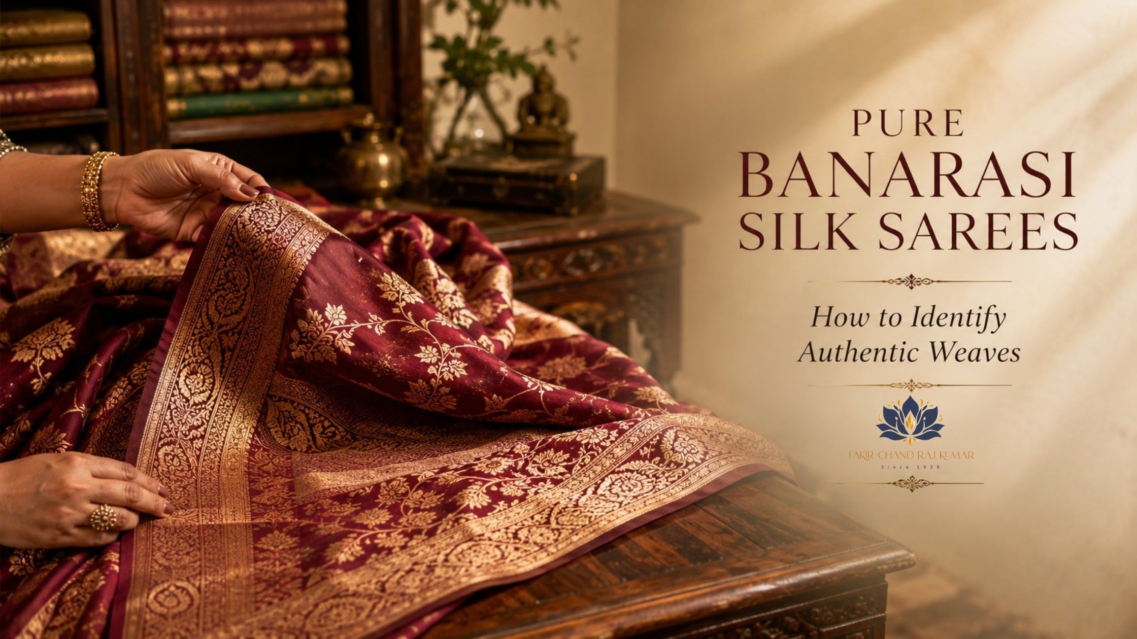Pure Banarasi Silk Sarees: How to Identify Authentic Weaves