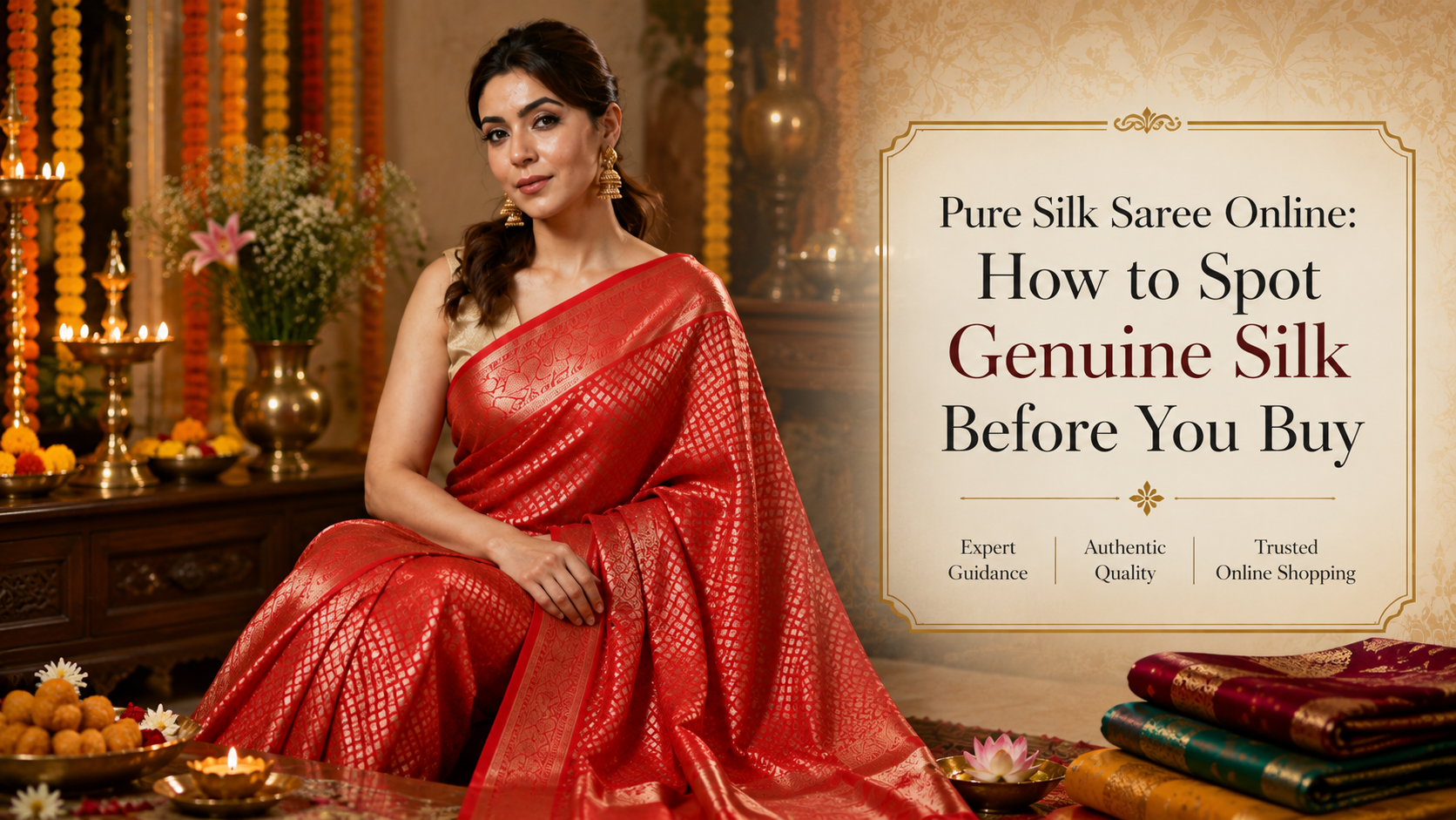 Pure Silk Saree Online: How to Spot Genuine Silk Before You Buy