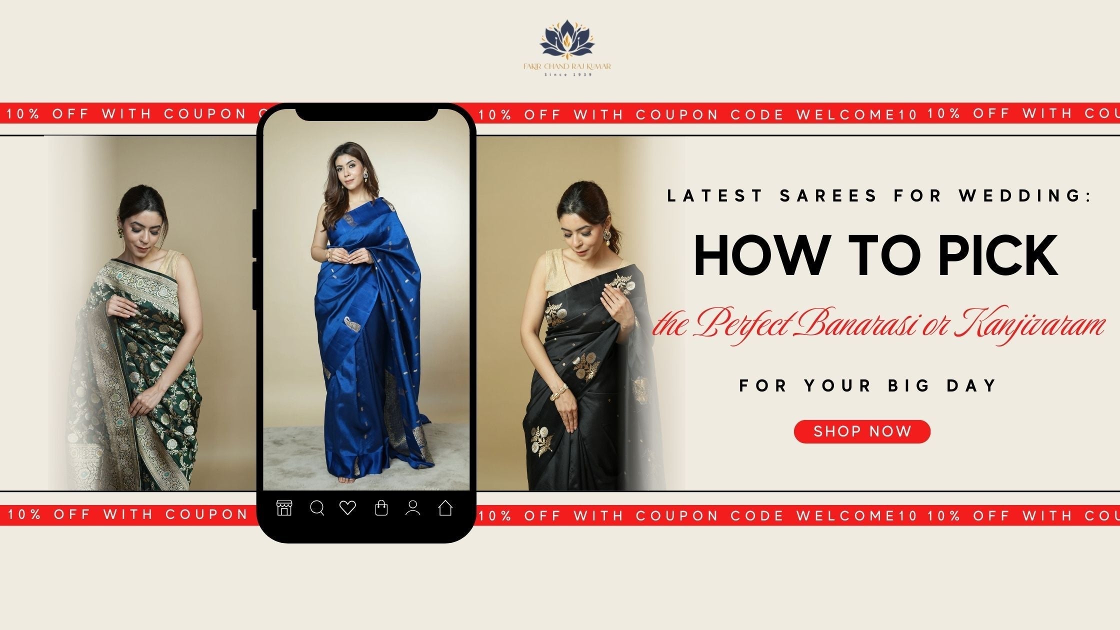 Latest Sarees for Wedding: How to Pick the Perfect Banarasi or Kanjivaram for Your Big Day