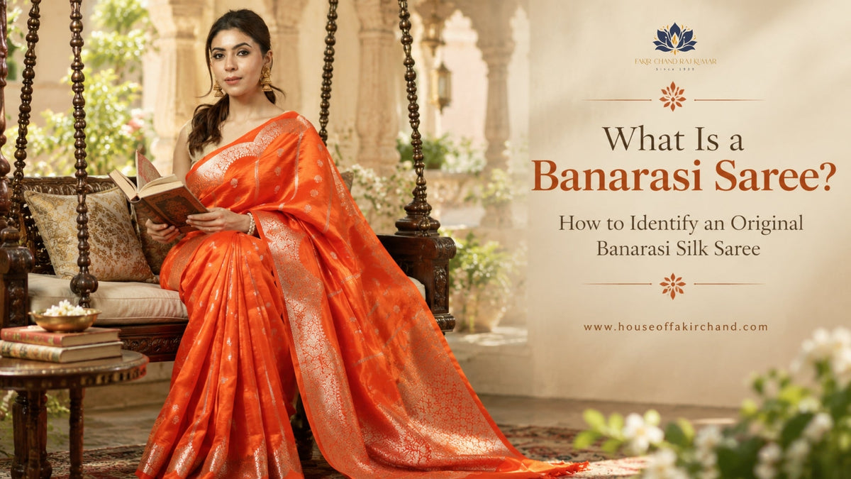 What Is a Banarasi Saree? How to Identify an Original Banarasi Silk Saree