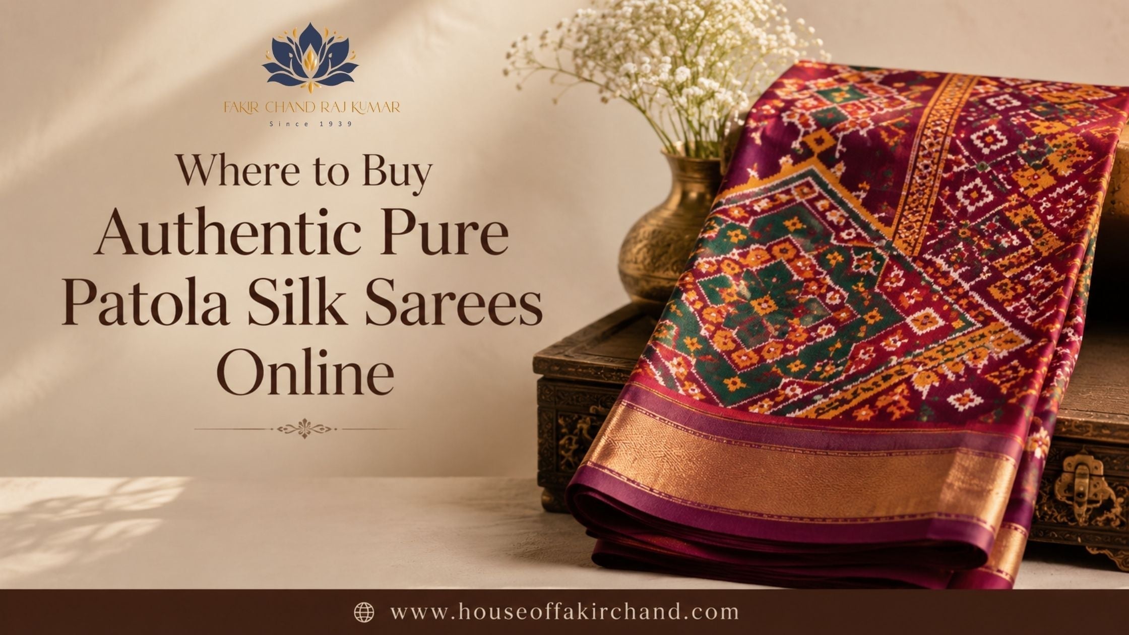 Where to Buy Authentic Pure Patola Silk Sarees Online