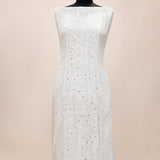 dyeable mal chanderi chikankari syuit dupatta