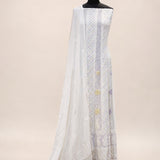 Adaa Dyeable Lucknowi Chikankari Anarkali Suit