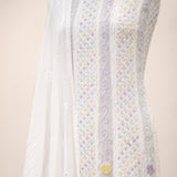 Adaa Dyeable Lucknowi Chikankari Anarkali Suit