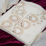 Adaa Dyeable Malmal Chikankari Kamdani Suit