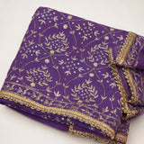 dyeable mal chanderi chikankari syuit dupatta