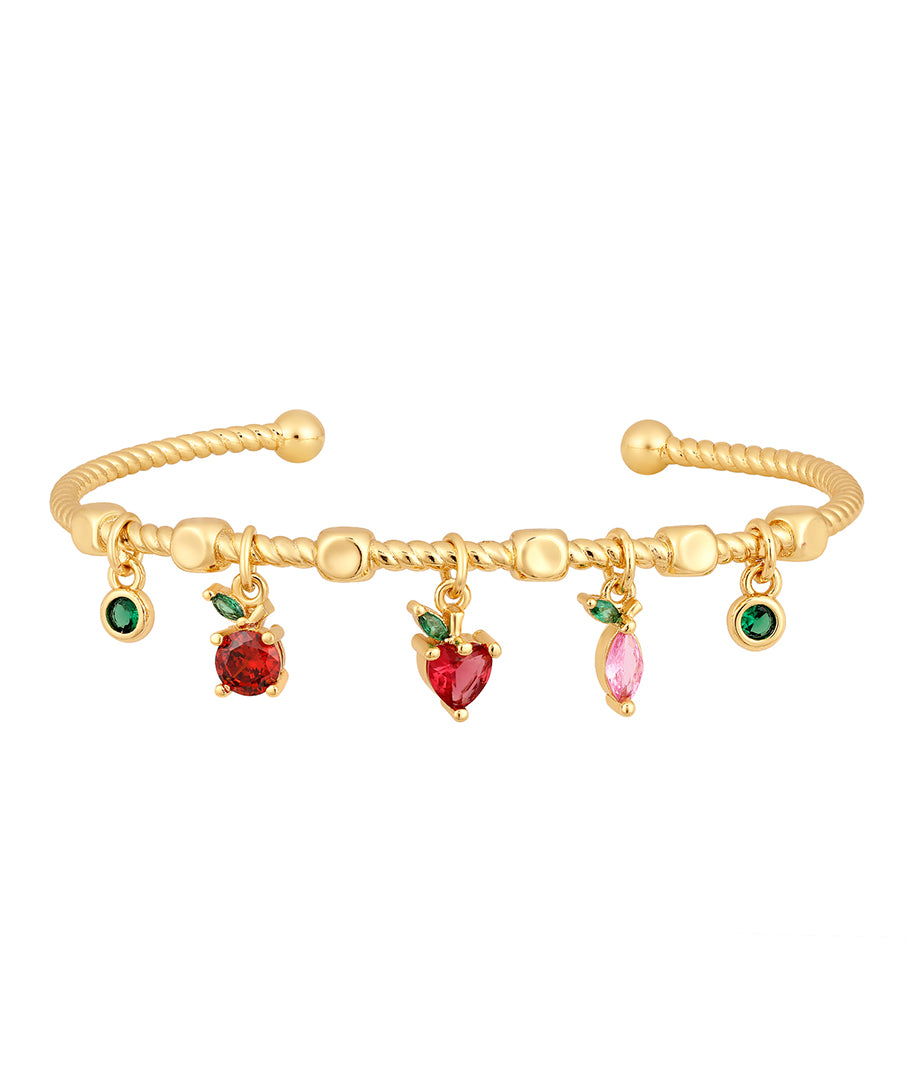 Designer gold brass polish with Zirconia