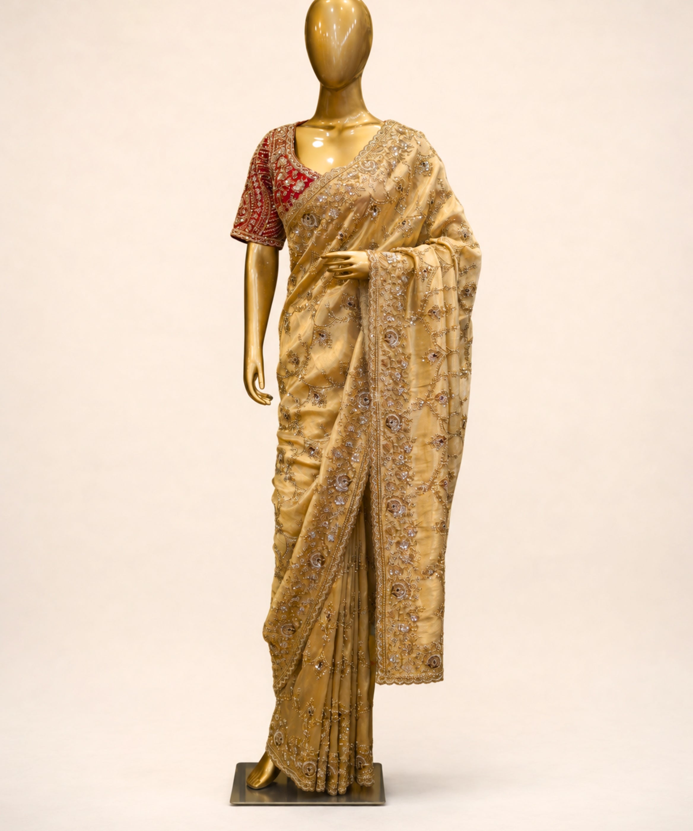 dyeable mal chanderi chikankari syuit dupatta