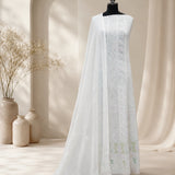 Adaa Dyeable Multi-Color Hand-Embroidered Anarkali Suit