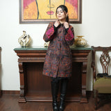 Elegant Black Pashmina Coat with Kashmiri Embroidery