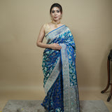pure katan silk handloom saree blouse