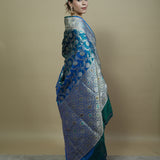 pure katan silk handloom saree blouse