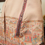 Majestic Pashmina Cape with Intricate hand embroidery and Coordinated Pants