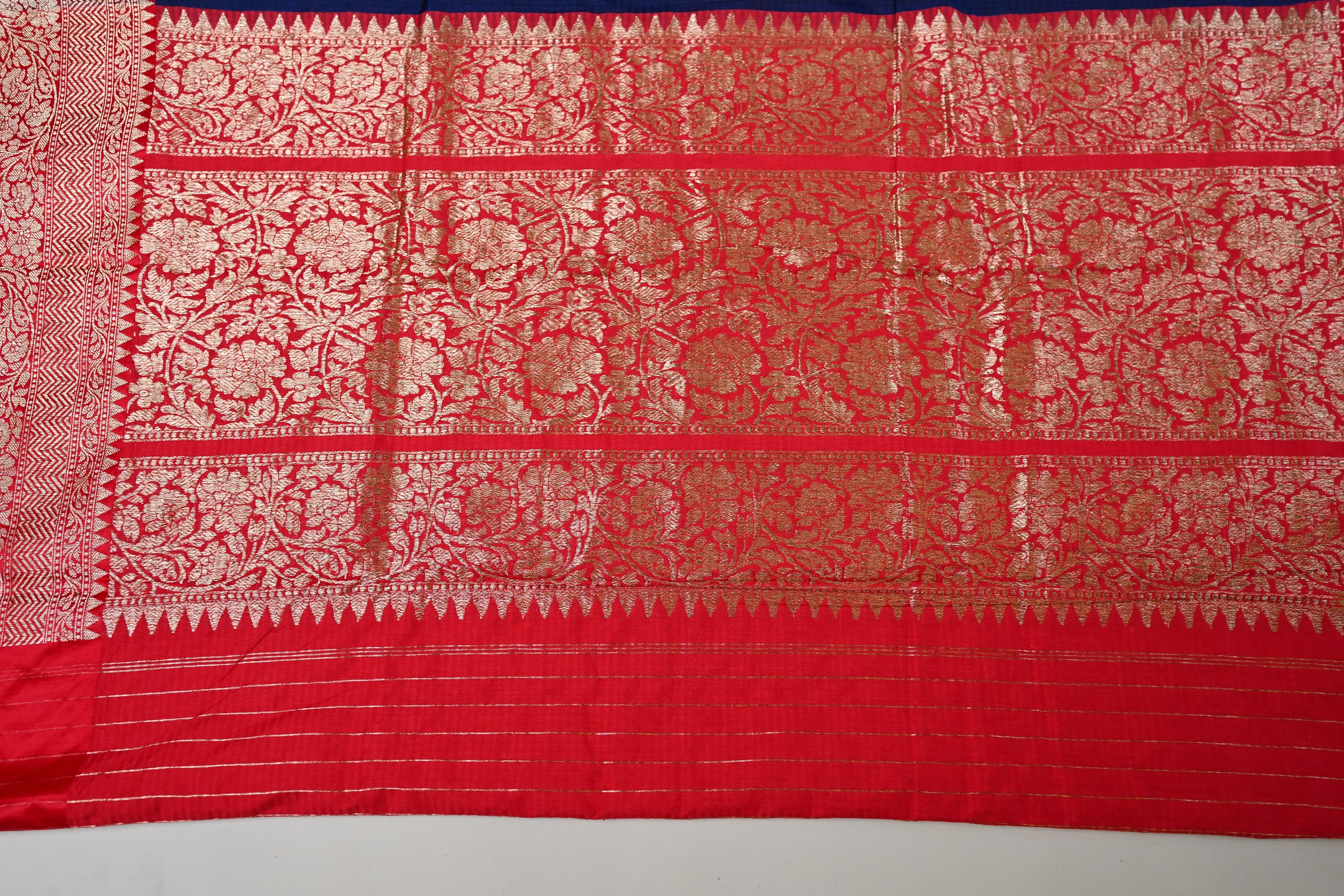 Handloom Pure Silk Banarasi Saree Blouse