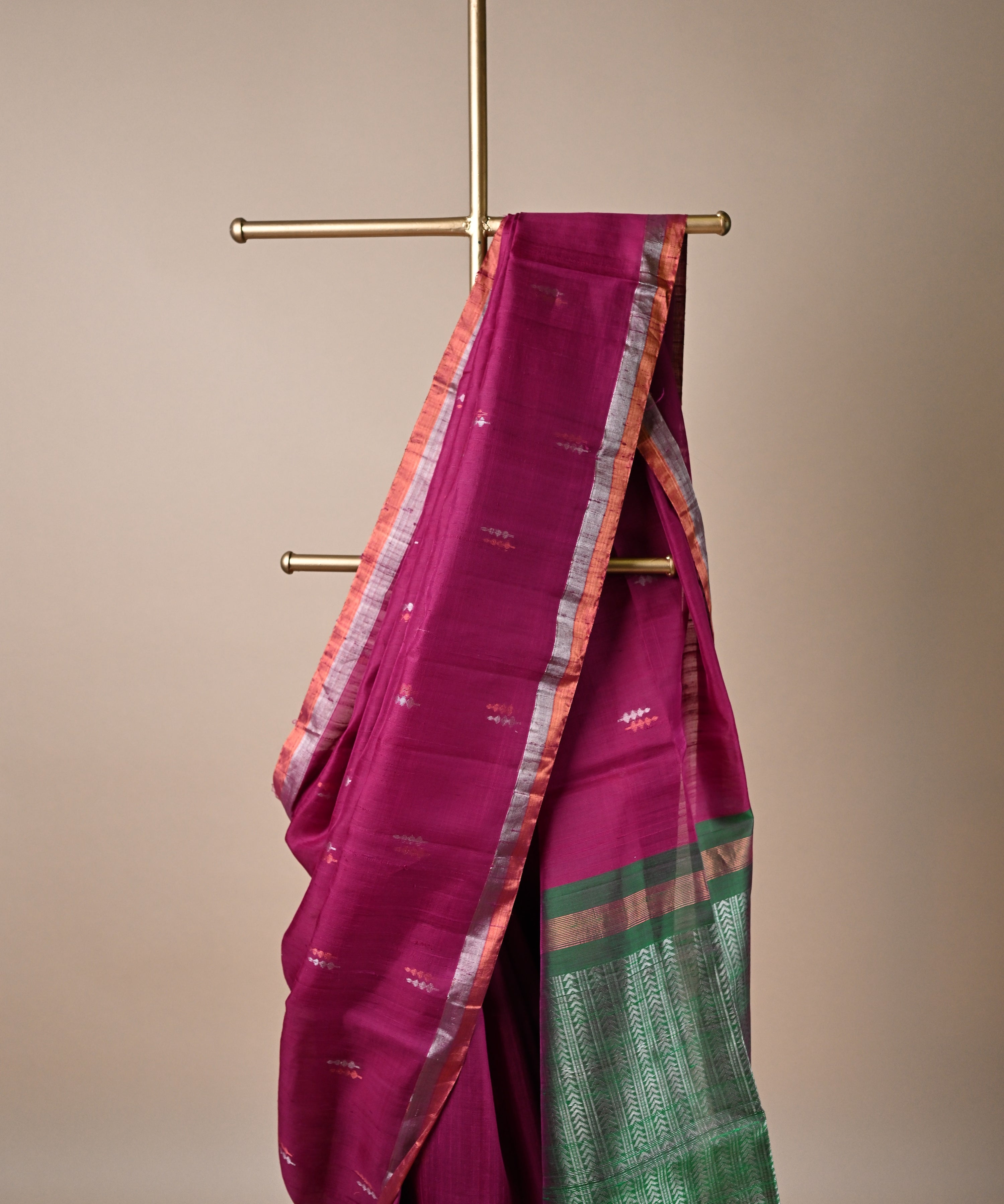 Bhagalpuri Dupion Pure Silk Saree
