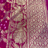 Designer hand woven Rai Bandhej Pure georgette Dupatta