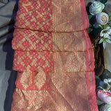 Designer hand woven Rai Bandhej Pure georgette Dupatta