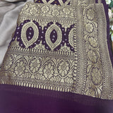 Designer hand woven Rai Bandhej Pure georgette Dupatta