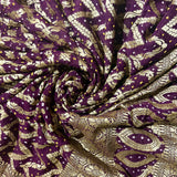 Designer hand woven Rai Bandhej Pure georgette Dupatta