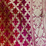 Designer hand woven Rai Bandhej Pure georgette Dupatta
