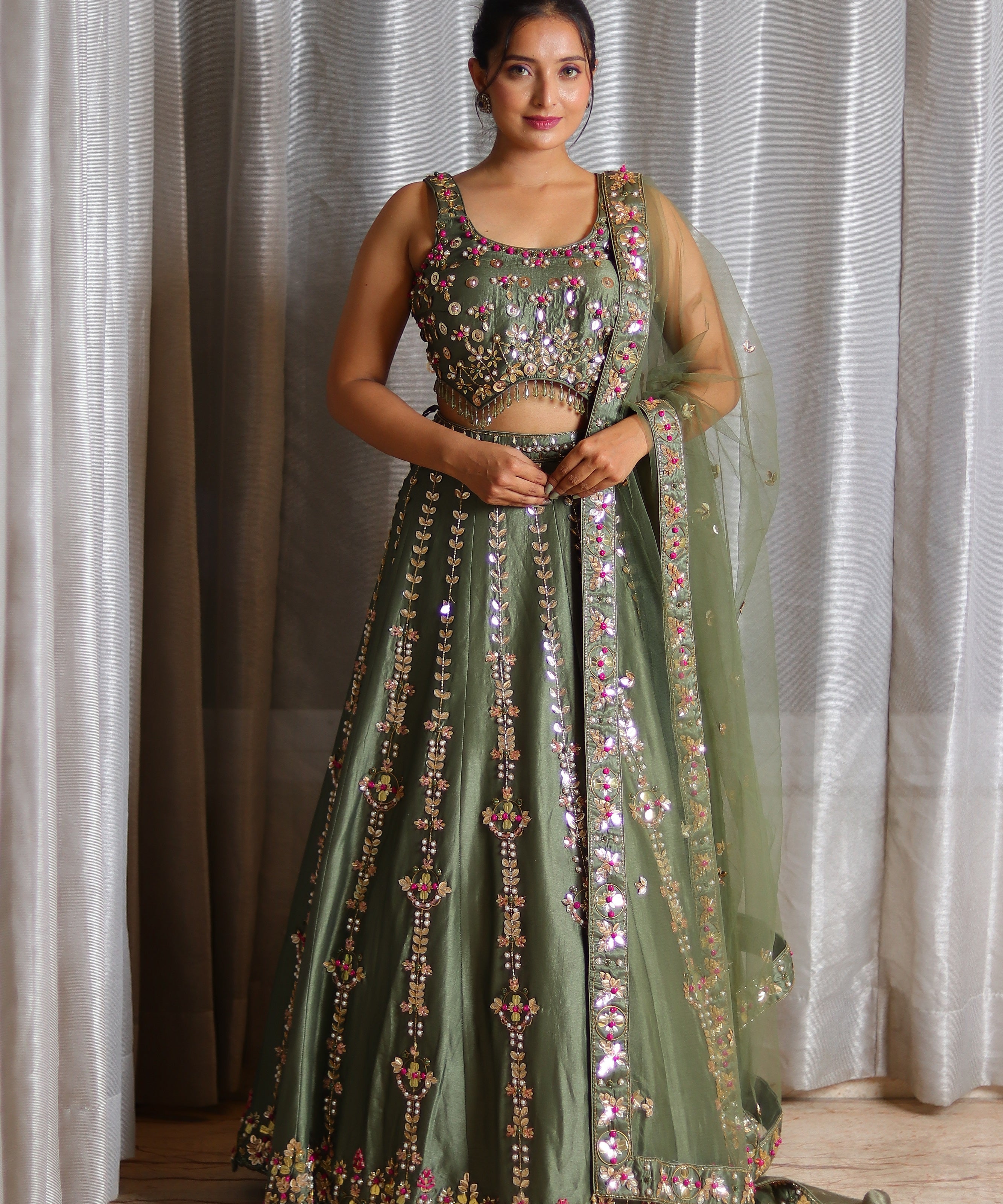 Designer Silk Lehenga