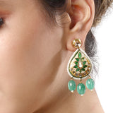 Gold Plated Kundan Earrings