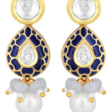 Gold Plated Kundan Earrings