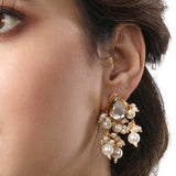 Gold Plated Kundan Earrings