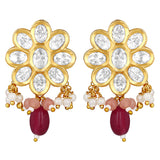 Gold Plated Kundan Earrings