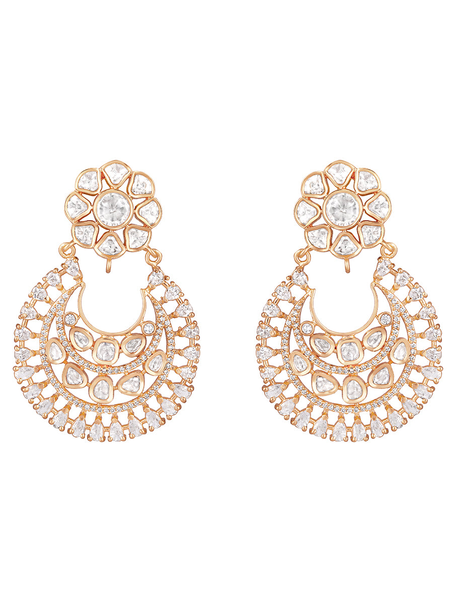 Gold Plated Kundan Earrings