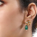 Gold Plated Kundan Earrings
