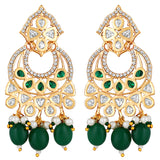 Gold Plated Kundan Earrings