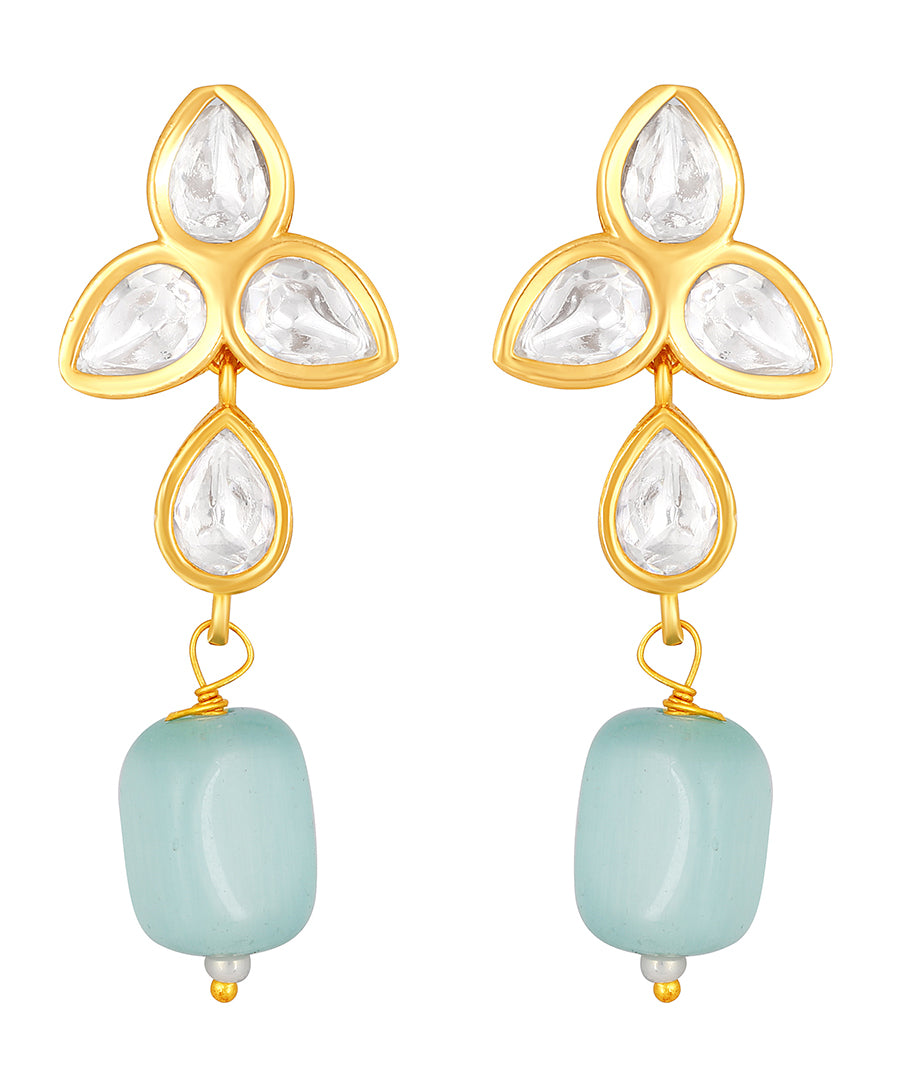 Gold Plated Kundan Earrings