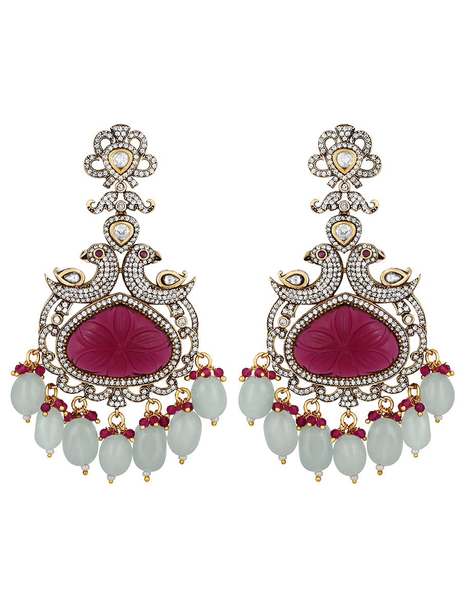 Gold Plated Kundan Earrings