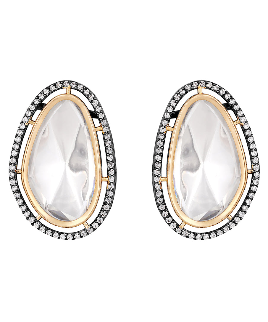 Gold Plated Kundan Earrings
