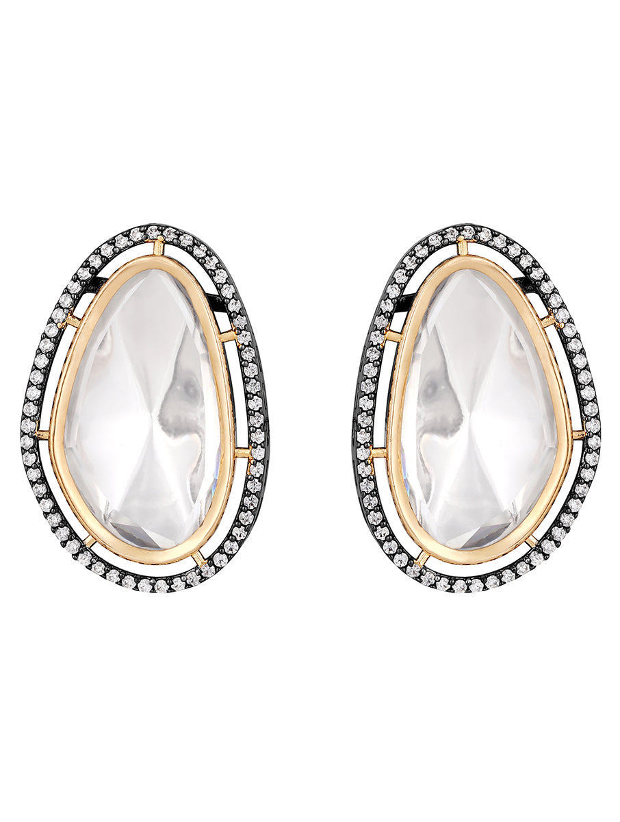 Gold Plated Kundan Earrings