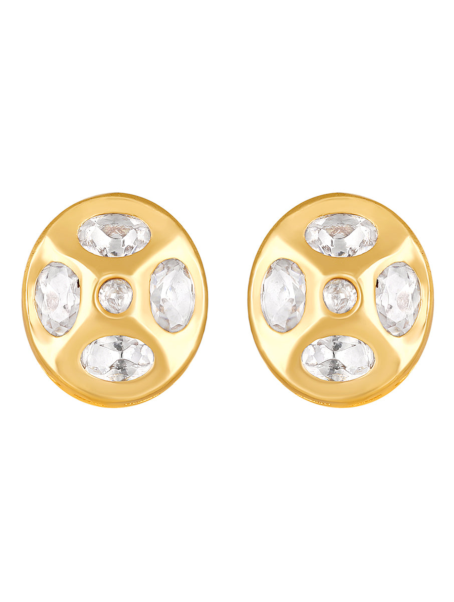 Gold Plated Kundan Earrings