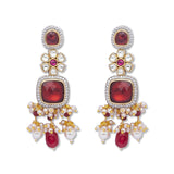 Golden, Pearly White, Peach, Maroon, Kundan Polki, Necklace Set
