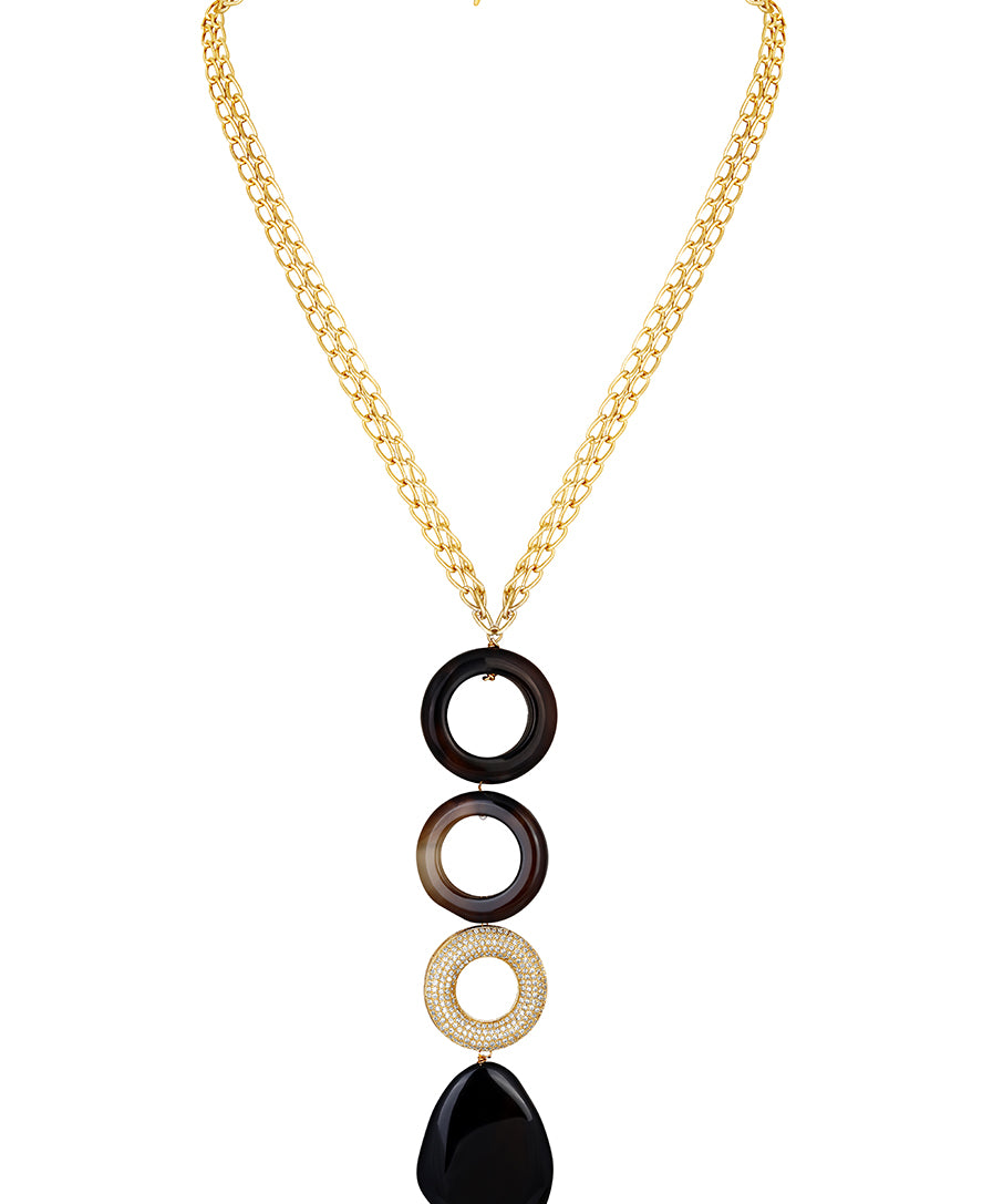 Black Gold Plated Handcrafted Necklace