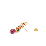 Multicolor Gold Tone Kundan Necklace Set with Onyx