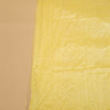 Banarasi Gold Woven Border Lemon Yellow Georgette Organza Saree with Woven Border Blouse