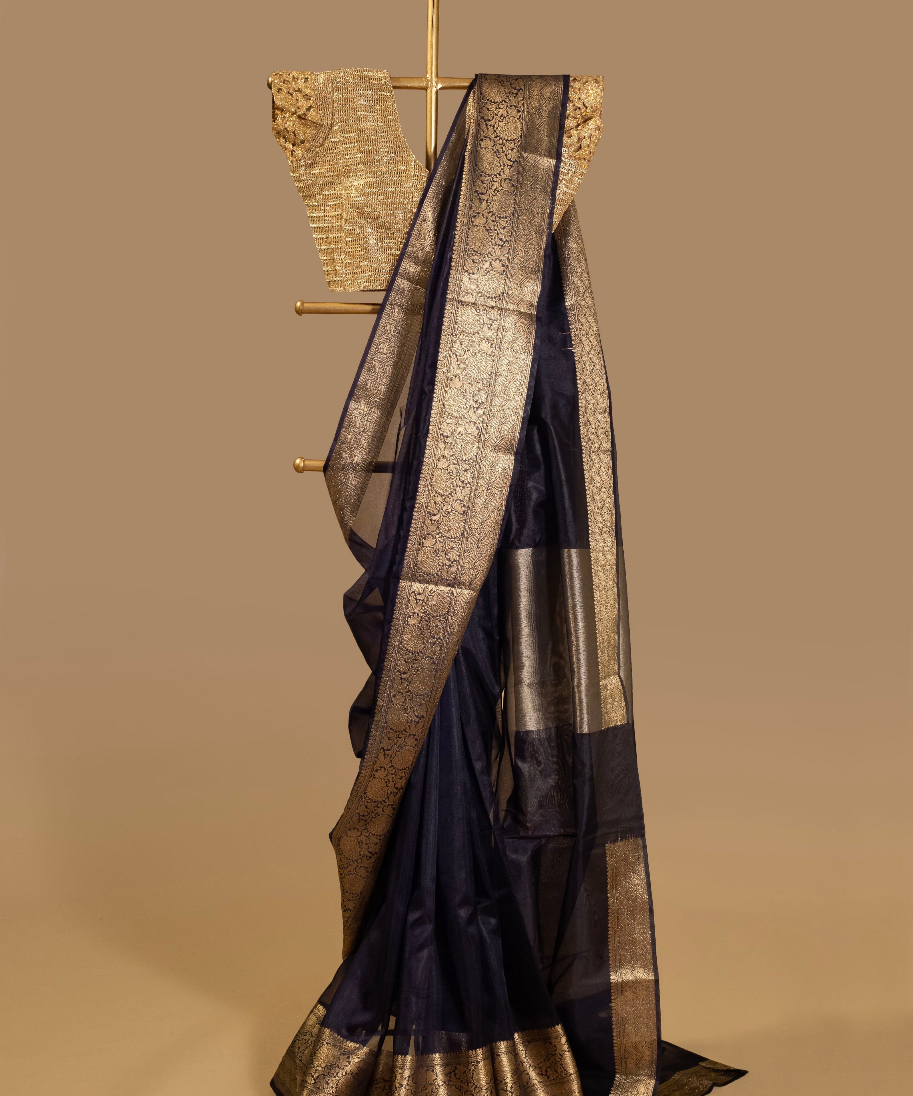 Luxurious Organza Banarasi Saree  for Special Occasions